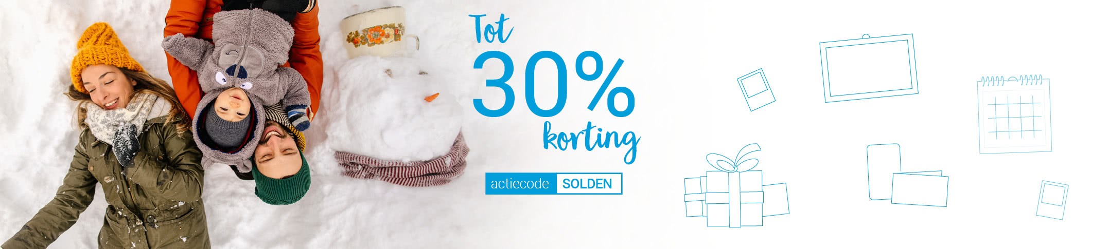 Actie van de maand Januari Smartphoto Solden - tot 30% korting
